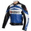 Suzuki GSXR Classic Leather Motorcycle Jacket 